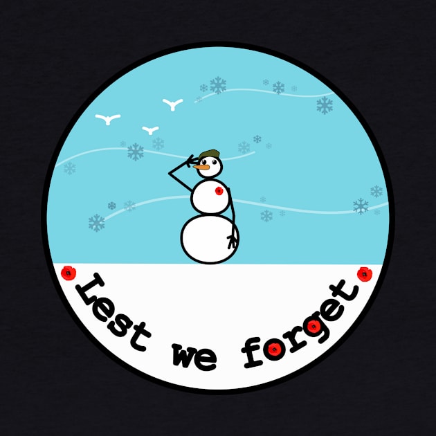 Frosty the Snowman on Remembrance Day by Musings Home Decor